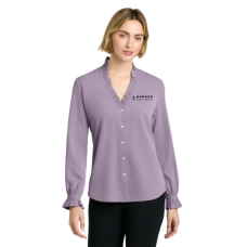 NEW! Brooks Brothers® Women’s Long Sleeve Ruffle Collar Blouse